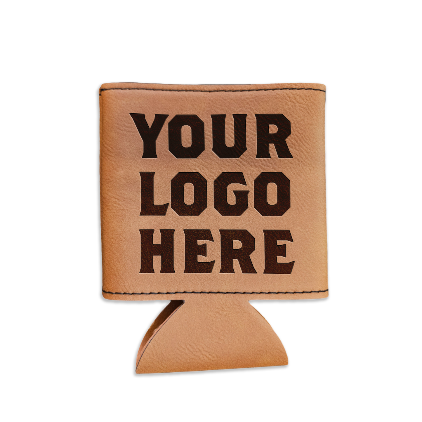 Laser Engraved Leathette Can Holder