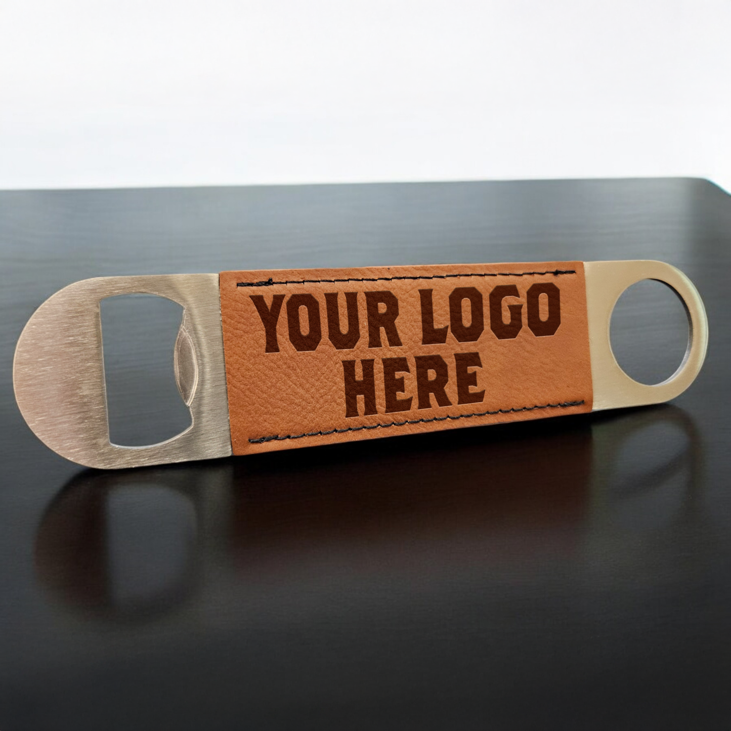 Laser Engraved Leatherette Bottle Opener