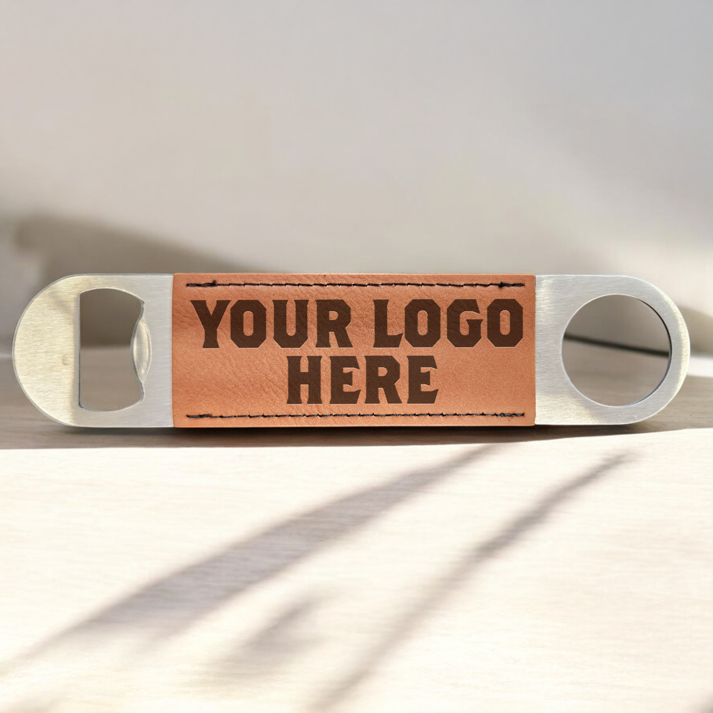 Laser Engraved Leatherette Bottle Opener