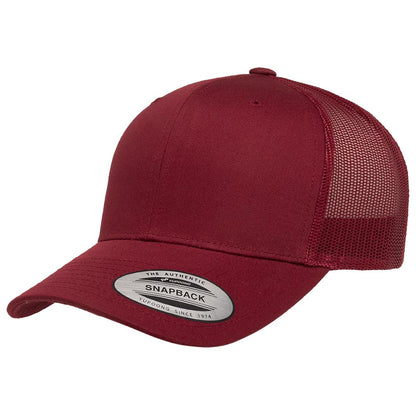Yupoong 6606 Custom Acrylic Patch Retro Trucker Cap