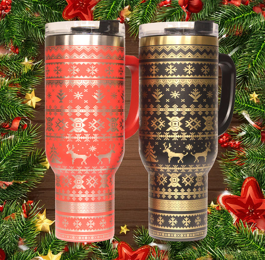 Christmas Sweater 40oz Stainless Steel Tumbler