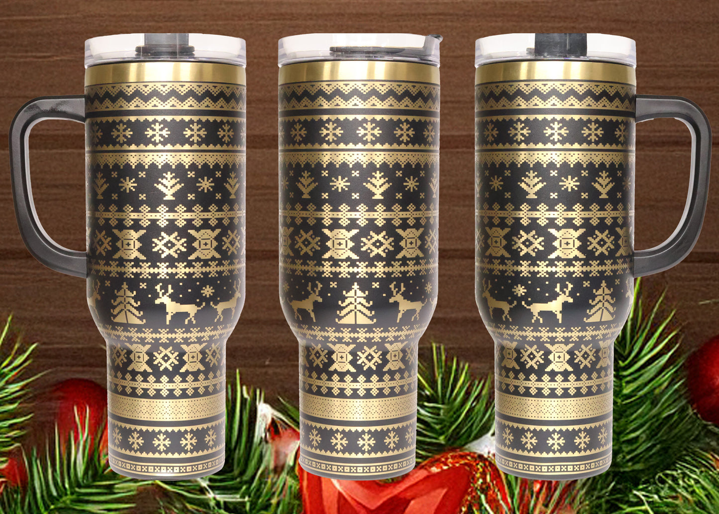 Christmas Sweater 40oz Stainless Steel Tumbler