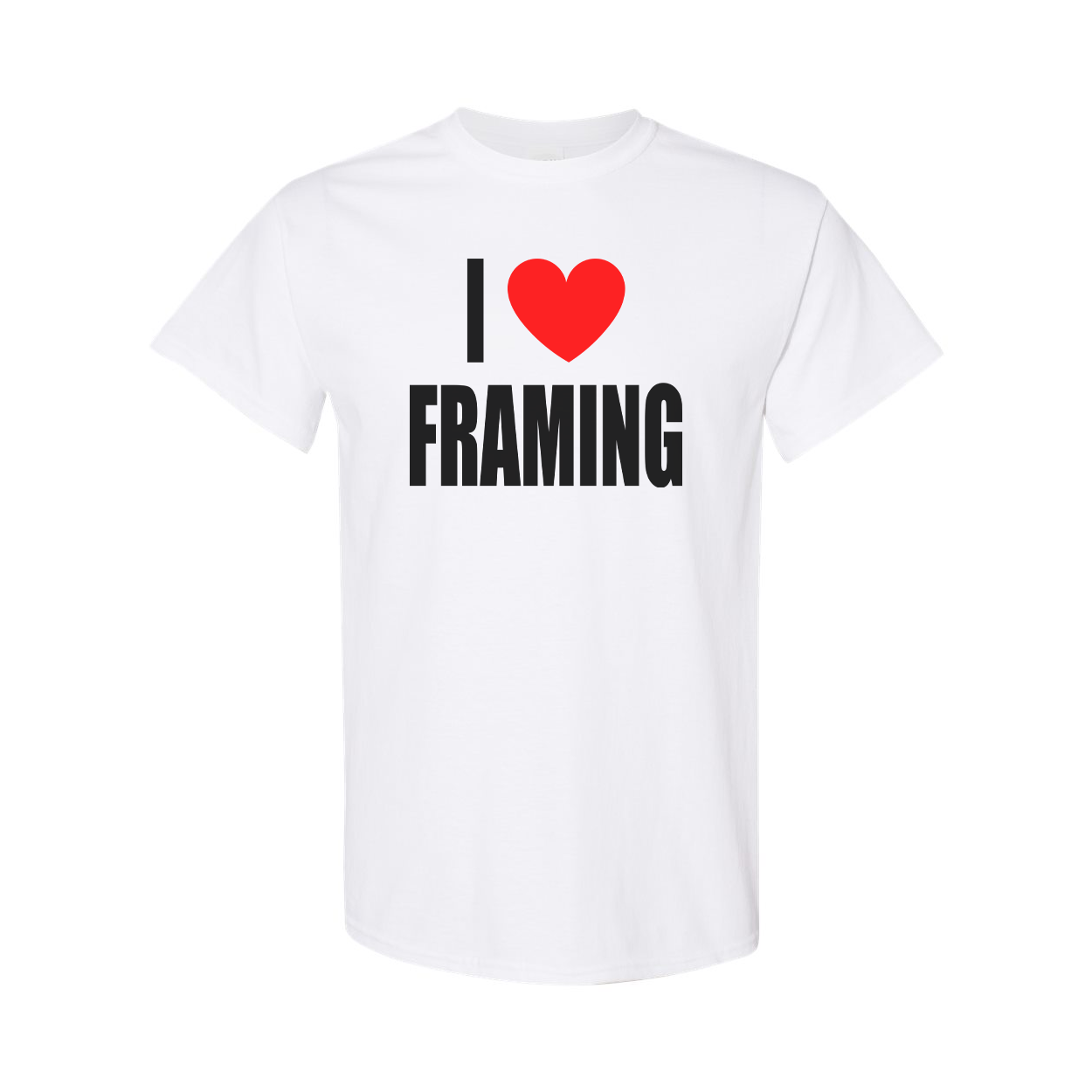 I Love Framing Short Sleeve T Shirt